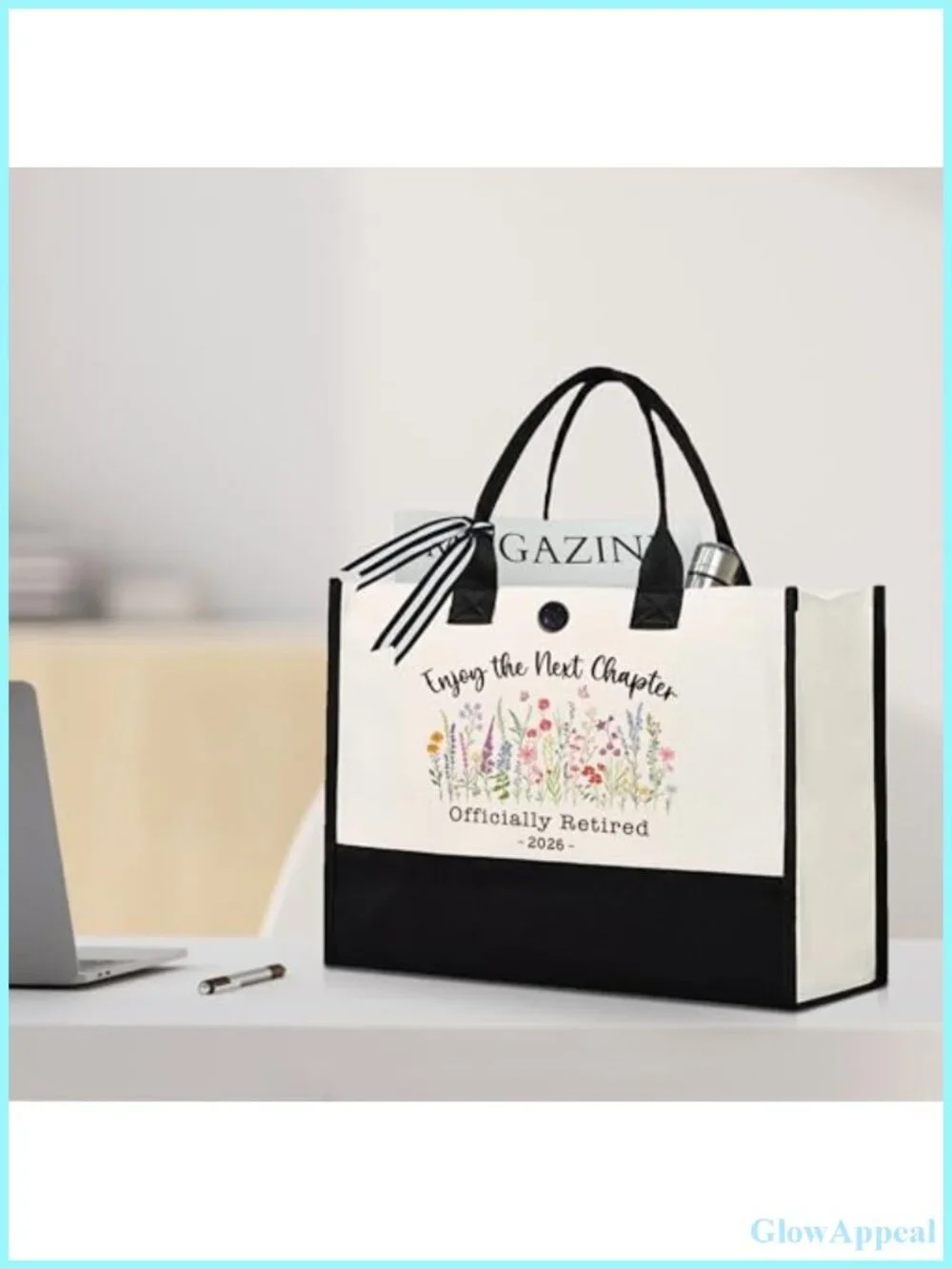 Retirement Gift Canvas Tote Bag for Women 2026